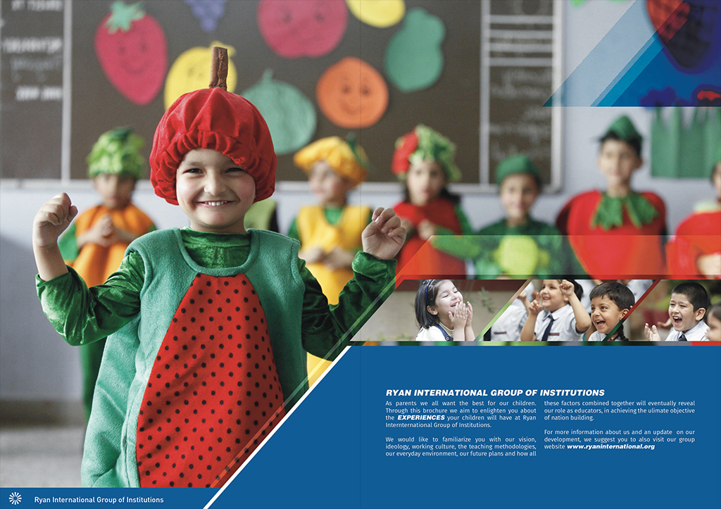 Ryan International School brochure page