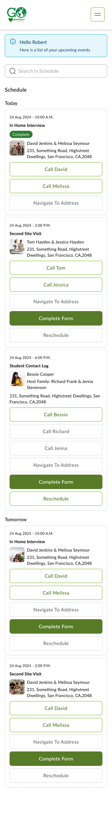 Mobile Dashboard